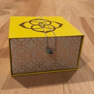 Kendra Scott Elisa Pendant in Silver Turquoise